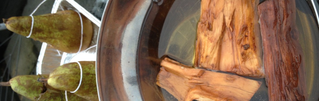 Gevulde dingen: kipfilet met geitenkaas en gerookte peertjes